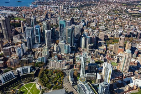Aerial Image of DARLING QUARTER AND SYDNEY CBD