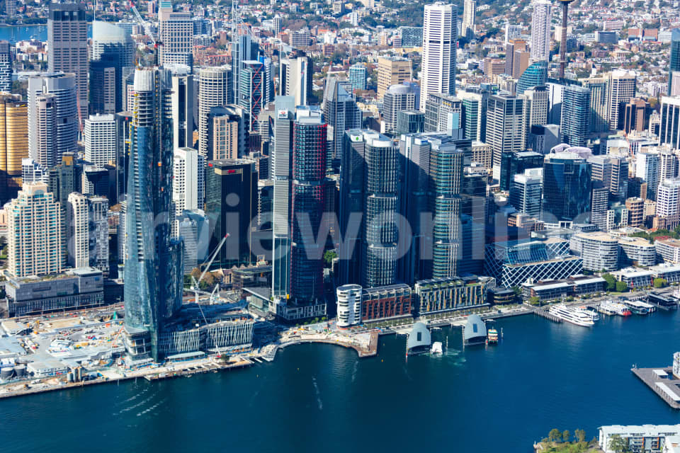 Aerial Image of Barangaroo Development May 2020