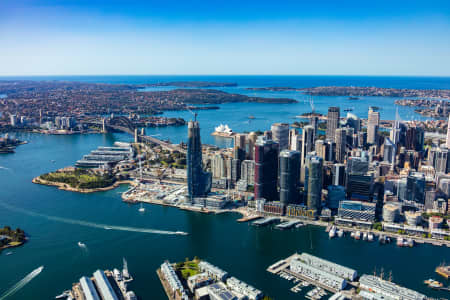 Aerial Image of BARANGAROO AND SYDNEY CBD