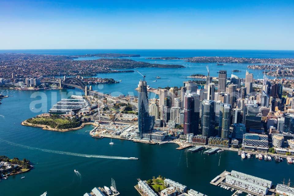 Aerial Image of Barangaroo and Sydney CBD