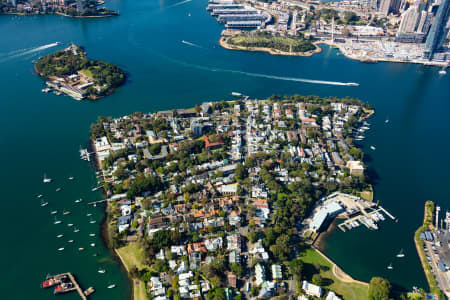 Aerial Image of BALMAIN EAST TO SYDNEY CBD