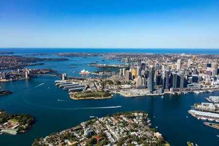 Aerial Image of BALMAIN EAST TO SYDNEY CBD