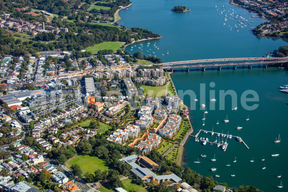 Aerial Image of Balmain Cove Luxury Apartments