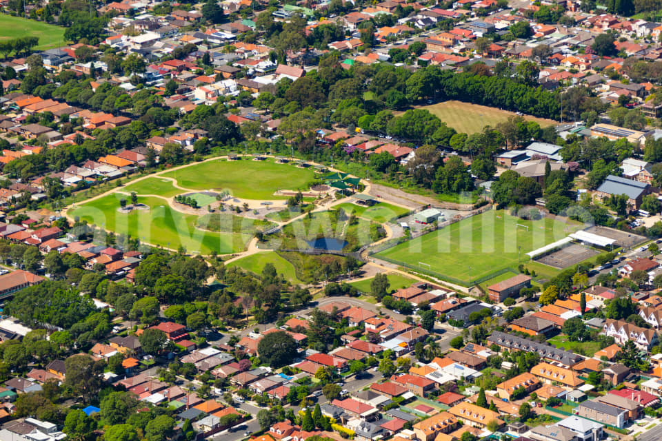 Aerial Image of Wangal Park Croydon