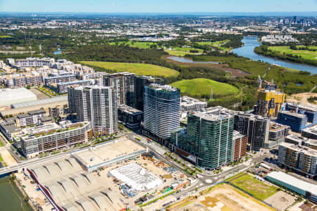 Aerial Image of WENTWORTH POINT DEVELOPMENTS