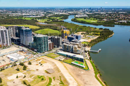Aerial Image of WENTWORTH POINT DEVELOPMENTS