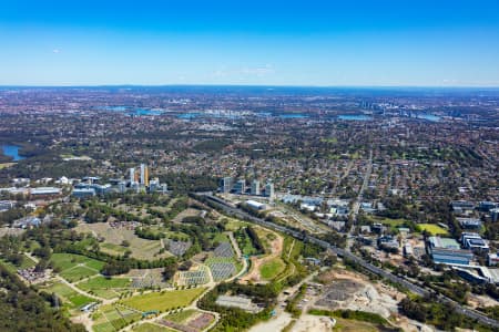 Aerial Image of NORTH RYDE AND MACQUARIE PARK