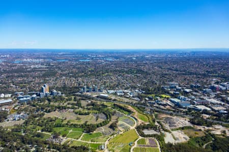 Aerial Image of NORTH RYDE AND MACQUARIE PARK