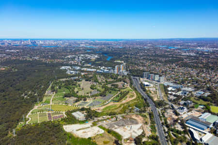 Aerial Image of NORTH RYDE AND MACQUARIE PARK