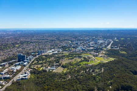 Aerial Image of NORTH RYDE AND MACQUARIE PARK