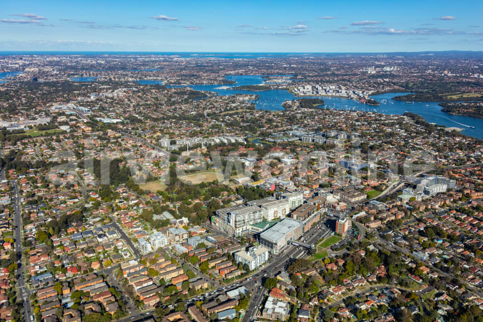 Aerial Image of Top Ryde Shopping Centre
