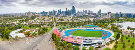 Aerial Image of LAKESIDE STADIUM AND SOUTH MELBOURNE