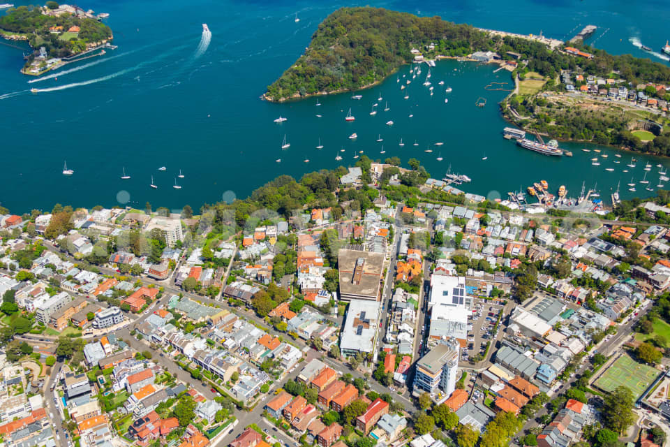Aerial Image of Berrys Bay McMahons Point