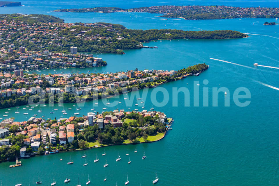 Aerial Image of Kurraba Point  and Cremorne Point