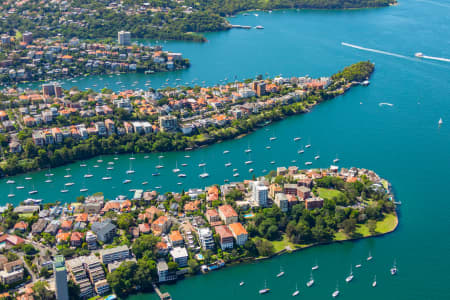 Aerial Image of KURRABA POINT  AND CREMORNE POINT