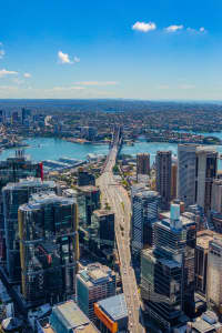 Aerial Image of WESTERN DISTRIBUTOR TO SYDNEY HARBOUR BRIDGE