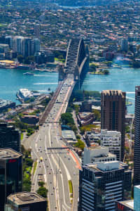 Aerial Image of WESTERN DISTRIBUTOR TO SYDNEY HARBOUR BRIDGE