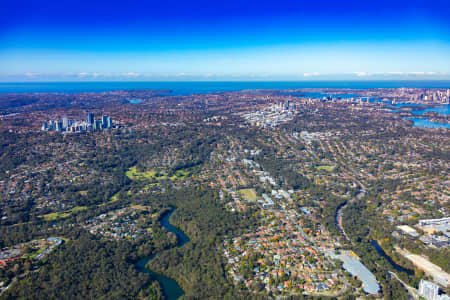 Aerial Image of LANE COVE NORTH