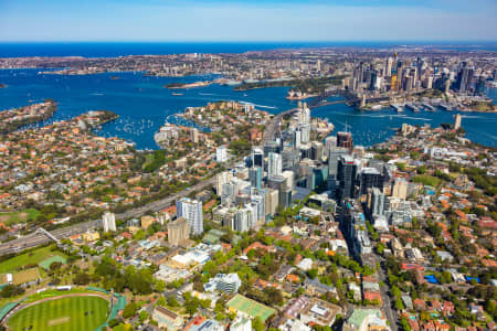 Aerial Image of NORTH SYDNEY CBD