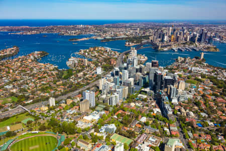 Aerial Image of NORTH SYDNEY CBD