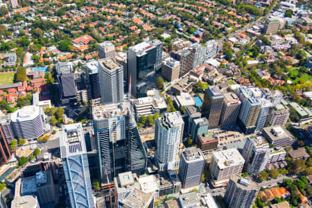 Aerial Image of NORTH SYDNEY CBD