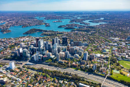 Aerial Image of NORTH SYDNEY CBD