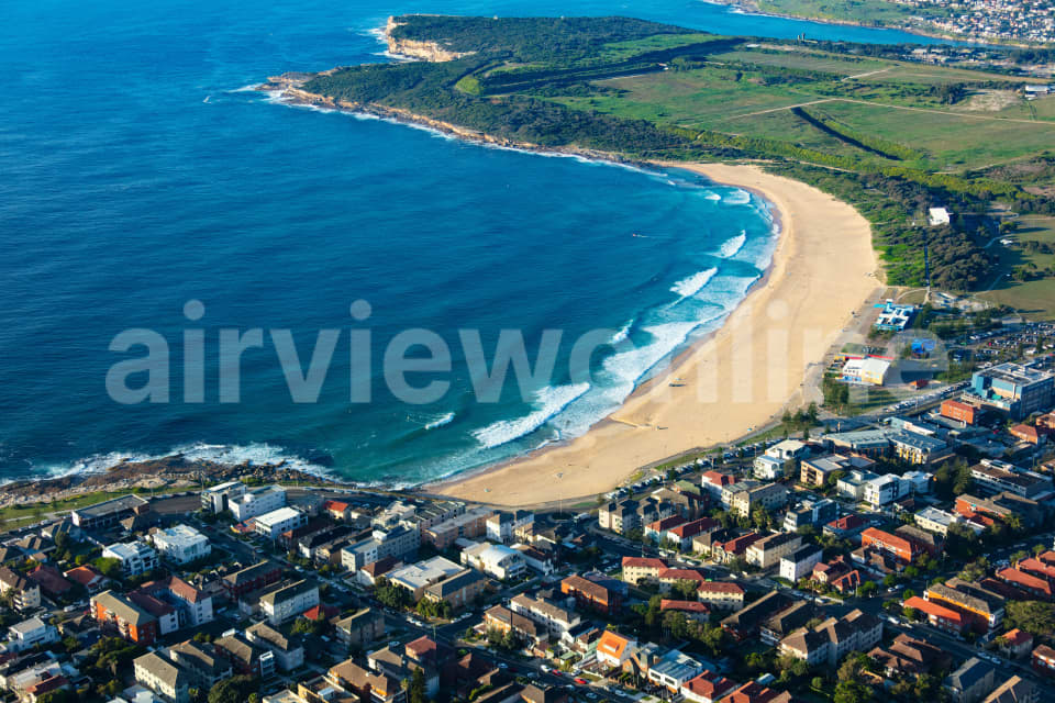 Aerial Image of Maroubra Beach Early Morning