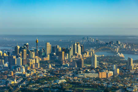 Aerial Image of DARLINGHURST EARLY MORNING