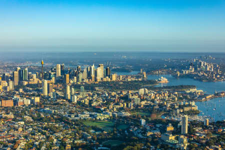 Aerial Image of DARLINGHURST EARLY MORNING