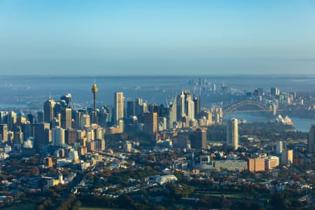 Aerial Image of DARLINGHURST EARLY MORNING