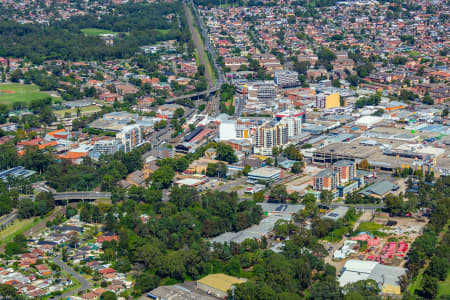 Aerial Image of FAIRFIELD CBD AND TRAIN STATION