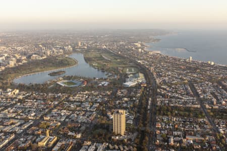 Aerial Image of ALBERT PARK