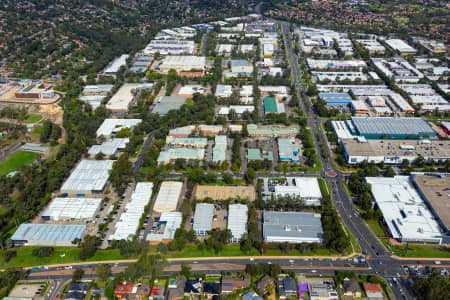 Aerial Image of CASTLE HILL SHOWGROUND BUSINESS PARK