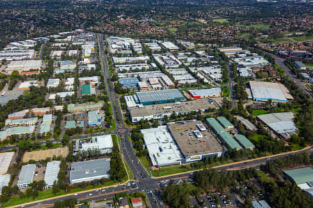 Aerial Image of CASTLE HILL SHOWGROUND BUSINESS PARK