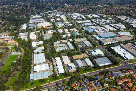 Aerial Image of CASTLE HILL SHOWGROUND BUSINESS PARK