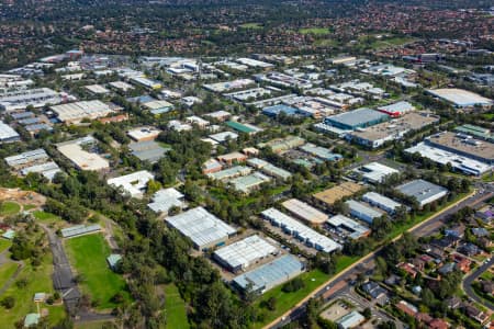 Aerial Image of CASTLE HILL SHOWGROUND BUSINESS PARK