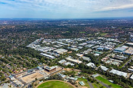 Aerial Image of CASTLE HILL SHOWGROUND BUSINESS PARK