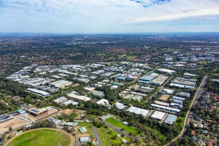 Aerial Image of CASTLE HILL SHOWGROUND BUSINESS PARK