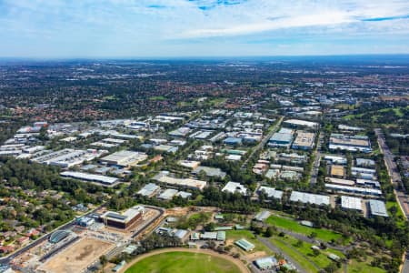 Aerial Image of CASTLE HILL SHOWGROUND BUSINESS PARK
