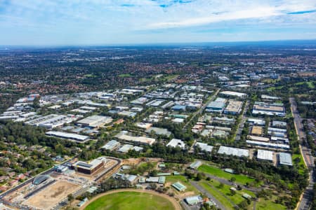 Aerial Image of CASTLE HILL SHOWGROUND BUSINESS PARK
