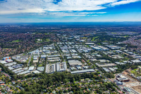 Aerial Image of CASTLE HILL SHOWGROUND BUSINESS PARK