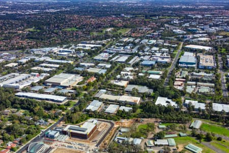 Aerial Image of CASTLE HILL SHOWGROUND BUSINESS PARK