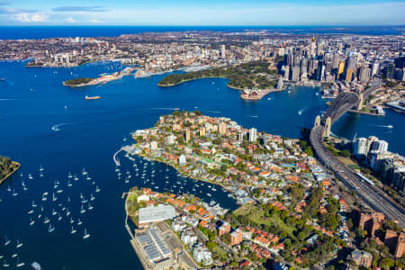 Aerial Image of KIRRIBILLI TO SYDNEY CBD