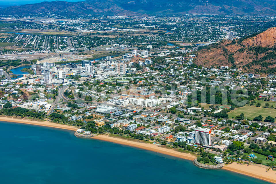 Aerial Image of Townsville, North Ward and Beligan Gardens