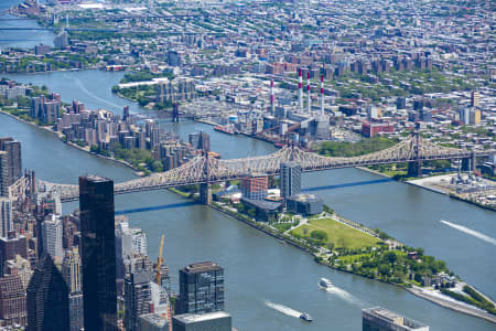 Aerial Image of ED KOCH QUEENSBORO BRIDGE NEW YORK