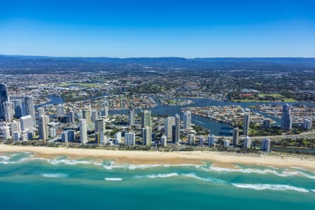 Aerial Image of SURFERS PARADISE, GOLD COAST SERIES