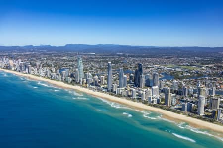 Aerial Image of SURFERS PARADISE, GOLD COAST SERIES