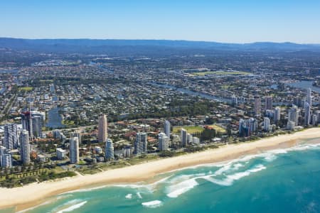 Aerial Image of BROADBEACH AND SURROUNDS