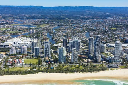 Aerial Image of BROADBEACH AND SURROUNDS