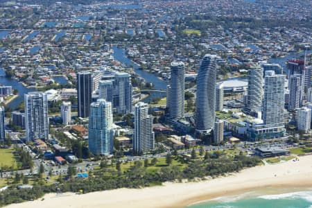 Aerial Image of BROADBEACH AND SURROUNDS